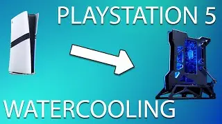 Man create a Playstation 5 with Watercooling | Advanced Gaming | DIY Mastermind by @NateGentile7