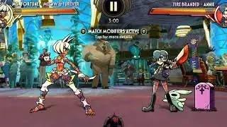 [Skullgirls Mobile] High streak gameplay in Annie's gold prize fight