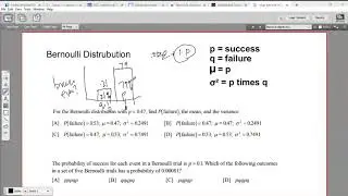 Bernoulli Distribution