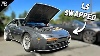 They SNUCK An LS Porsche 944 Into A Seattle Supercar Meet