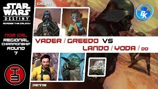 Vader/Greedo vs Lando/Yoda/DD - Rd 7 Star Wars Destiny Nor-Cal Regionals 2019