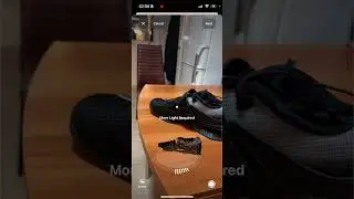 Scanning shoe using USDZScanner - Apple's Vision Pro