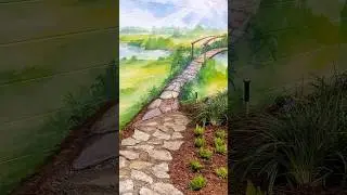 Bridge of Life Outdoor Mural