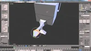 Make a simple character in Blender - Red Ninja Cubie (making) [no audio]