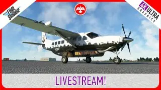Livestream | Icelandic Coastline Tour Leg 2 | Cessna 208 B | Microsoft Flight Simulator