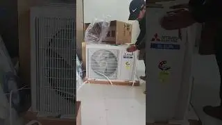 mitsubishi electric split AC unboxing ✅