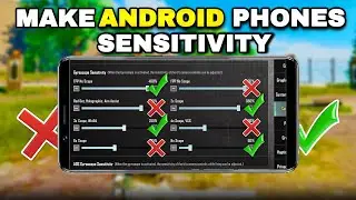 PUBG SENSITIVITY SETTINGS 2024 ANDROID🔥ZERO RECOIL+CODE FOR ANDROID PHONES✅