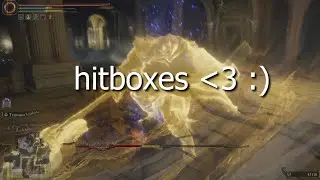 1 Minute of Beautiful Elden Ring Hitboxes