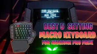 5 BEST MACRO SETTING FOR WARZONE PRO PACK || Cronus ZEN PC Mouse and Keyboard