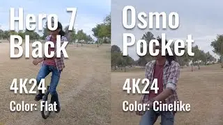 Osmo Pocket vs Hero 7 Stabilization Test