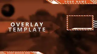 YouTube/Twitch Video overlay Template (ANY COLOR)