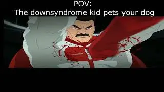 POV: You let the down-syndrome kid pet your dog