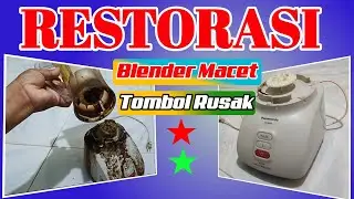 Memperbaiki Tombol star atau on / of Blender Panasonic Macet || bypass tombol on/of
