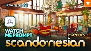 Scandonesian Interiors | Watch Me Prompt Live in Midjourney