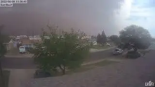 Midland Tx dust storm time laps