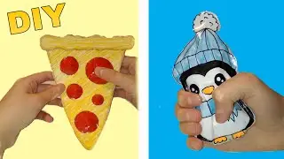 АНТИСТРЕССЫ  своими руками! Антистресс-игрушки/ ПОП ИТ, сквиш