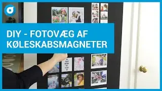 Lav en magnetisk fotovæg af dine yndlingsbilleder - Smartphoto - DIY på et minut