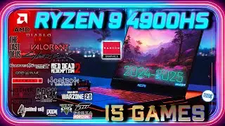 Ryzen 9 4900HS |  VEGA 8 in 15 GAMES    |  IN 2024