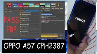 OPPO A57 4G CHP2387 PASS, PATTERN & FRP REMOVE VIA UNLOCKTOOL