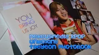 Taeyeon - You Bring Us Joy - fansite photobook unboxing.