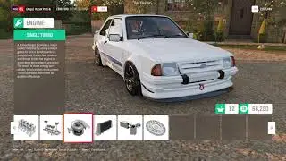Forza Horizon 4: Barn Find #1 1986 Ford Escort RS Turbo Customization