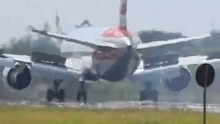 Landing American Airlines Boeing 767 Porto Alegre