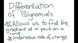 Basic Differentiation Techniques