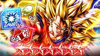 LVL 99 ARTS BOOSTED 14* DRAGON FIST SHOWS THE POWER OF THE ULTIMATE TECHNIQUE! | Dragon Ball Legends
