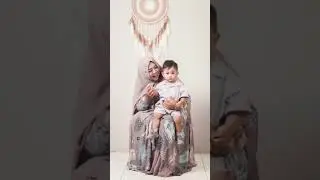 CONTOH POSE FOTO KELUARGA HIJAB MUSLIM 