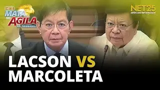 Sen. Lacson at Sen. Marcoleta, nagkasagutan