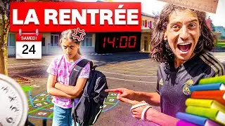 J'ENVOIE MYRIAM A L'ECOLE A 14H00 POUR LA RENTRÉ UN SAMEDI ! 😭 ( ELLE PLEURE ?) rentrée scolaire