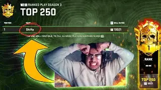 FIRST TOP 250 PLAYER IN THE WORLD IN WARZONE RANKED!! (#1 PLAYER IN WZ RANKED)