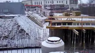 Veszprém belvárosi Körforgalom és aluljáró építése 2012.01.18