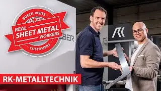 RK Metalltechnik - real sheet metal workers - boeck visits customers