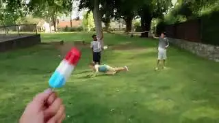 Bomb pop commercial man