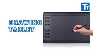 10x6 Inch Professional Graphics Drawing Tablet 12 Express Keys