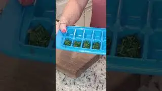 Don't let your fresh herbs go to waste!! FREEZE them! 
