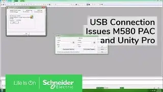 Troubleshooting USB Connection Issues Between M580 PAC and Unity Pro | Schneider Electric Support