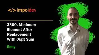 Minimum Element After Replacement With Digit Sum | LeetCode 3300 - Python
