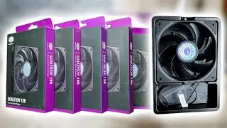 Cooler Master SickleFlow 120 (Non-RGB) Fans: Unboxing, Fit & Glam Footage