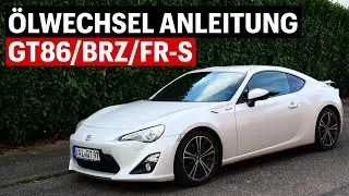 ÖLWECHSEL EINFACH SELBER MACHEN | GT86/BRZ/FR-S