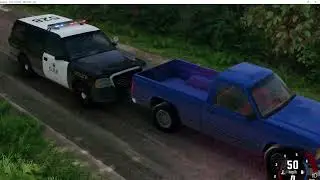 Beam.NG drive Epic police chase thru jungle!