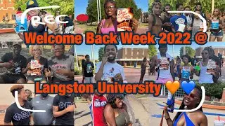 WELCOME BACK WEEK 2022 @ //Mini Recap// LANGSTON UNIVERSITY🧡💙//TheManiShow💜