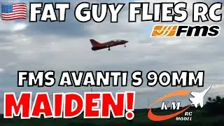 ALL NEW! FMS AVANTI S 90MM 18 YR ANNIVERSARY ED MAIDEN by FGFRC #aviation #rc