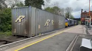 DRS 66122 and 66422 ‘Max Joule’ pass through Water Orton 4Z45 28/4/24 14:27pm