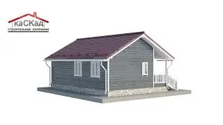 Каркасный дом 8,5х11м КД-42