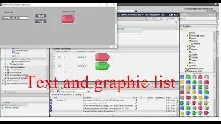TIA Portal WinCC how to use Text list and Graphic list