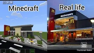 Building McDonald in minecraft