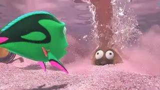 Finding Dory - hunk! Hands! Nono hunk hands Aaaahh!! | Sponsored by Gamavision Csupo Effects 