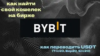 Как найти кошелек на ByBit, первый перевод в USDT инструкция для новичка